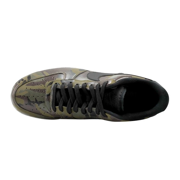NIKE AIR FORCE 1 LV8 CAMOUFLAGE LOW TOP SNEAKERS WITH WHITE BOTTOM US SIZE 9.5 M - Picture 5 of 15